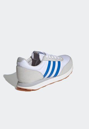 Tenis Running Blanco-Azul Royal-Gris adidas Performance Run 60s 3.0