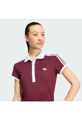 Camiseta Tenis Vinotinta Adidas Polo Classics Mujer