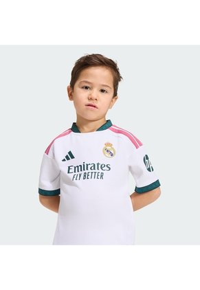 Conjunto Fútbol Blanco Adidas Local Real Madrid 26/27 Niños
