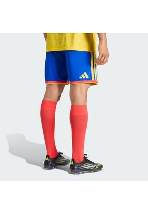 Shorts Fútbol Azul Adidas Locales Selección Colombia 26 Hombre