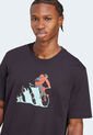 Camiseta adidas Sportswear Graphic Doodle Hunt Bike Negro de adidas Performance