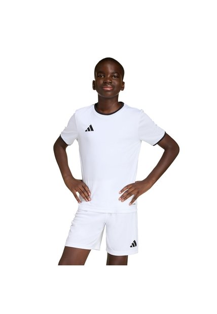 Camiseta Fútbol Blanca Adidas Entrada26 Niños