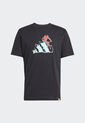 Camiseta adidas Sportswear Graphic Doodle Hunt Bike Negro de adidas Performance