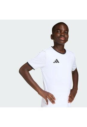Camiseta Fútbol Blanca Adidas Entrada26 Niños