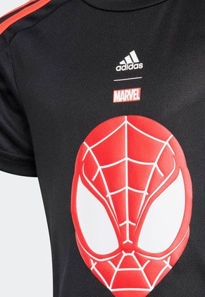 Camiseta Negro-Rojo-Blanco adidas Performance Spider-Man