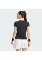 Camiseta Tenis Negra Adidas Polo Classics Mujer de adidas Performance