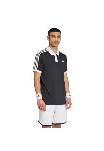 Camiseta Tenis Negra Adidas Polo Classics Hombre adidas Performance