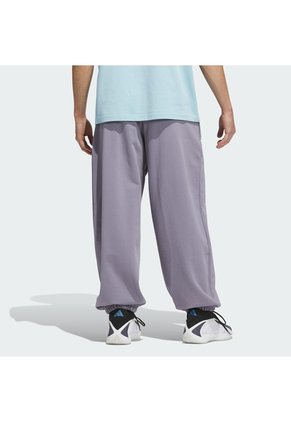 Pantalón Basketball Morado Adidas Anthony Edwards Foundation Hombre