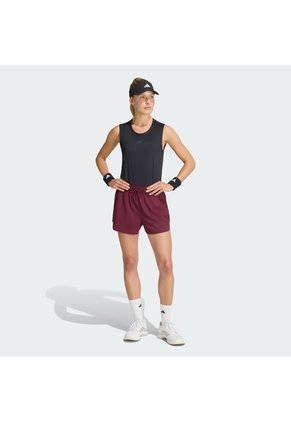 Shorts Tenis Vinotinto Adidas Club Climacool Mujer
