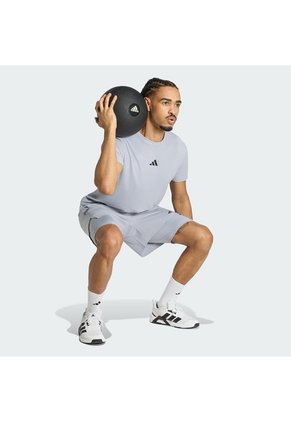 Shorts Entrenamiento Gris Adidas D4T Workout 2 En 1 Hombre