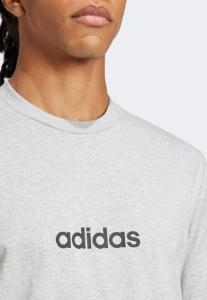 Camiseta Gris-Negro adidas Sportswear M Lin Sj T