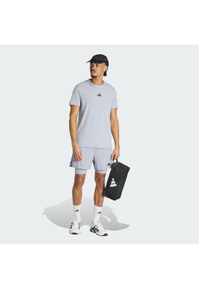 Shorts Entrenamiento Gris Adidas D4T Workout 2 En 1 Hombre