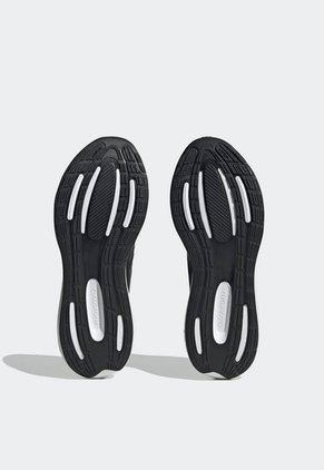 Tenis Running Negro-Naranja Neón-Blanco adidas Performance Run Falcon 3.0