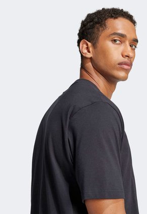 Camiseta Negro-Blanco adidas Sportswear M Lin Sj T