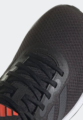 Tenis Running Negro-Naranja Neón-Blanco adidas Performance Run Falcon 3.0