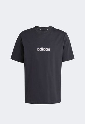 Camiseta Negro-Blanco adidas Sportswear M Lin Sj T