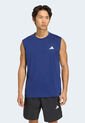 Camiseta sin mangas adidas Performance Workout Essentials Feelready Azul de adidas Performance