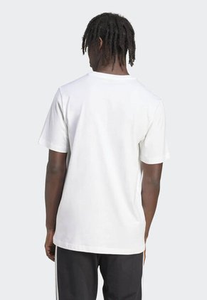 Camiseta adidas Performance Pennant Trim Graphic Blanco