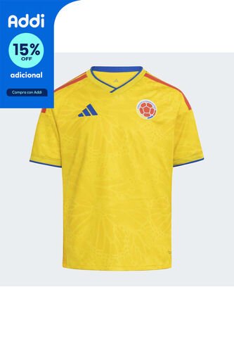 CAMISETA EQUIPOS ADIDAS SELECCIÓN COLOMBIA NIÑO LOCAL 2026 JZ8797 adidas Performance