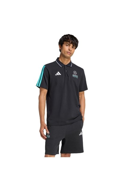 Camiseta Negra Adidas Polo DNA Mercedes AMG Petronas F1 Team Hombre