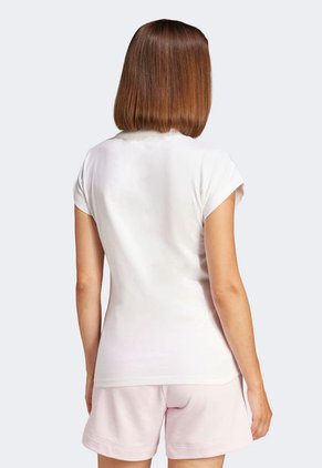 Camiseta Blanco-Negro adidas Sportswear W Lin Sj T