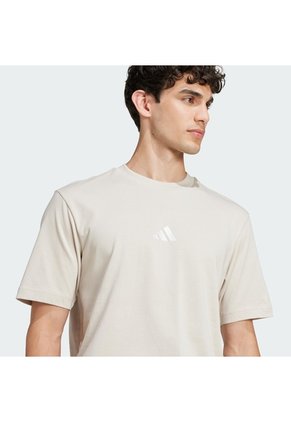 Camiseta Beige Adidas Jersey Essentials Hombre