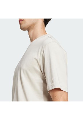 Camiseta Beige Adidas Jersey Essentials Hombre