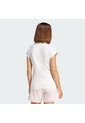 Camiseta Blanca Adidas Essentials Linear Mujer de adidas Performance