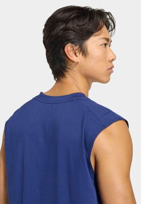 Camiseta sin mangas adidas Performance Workout Essentials Feelready Azul