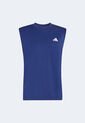Camiseta sin mangas adidas Performance Workout Essentials Feelready Azul de adidas Performance