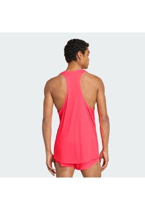Camiseta Running Rosa Adidas Sin Mangas Adizero Essentials Hombre