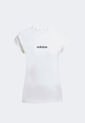 Camiseta Blanco-Negro adidas Sportswear W Lin Sj T de adidas Performance