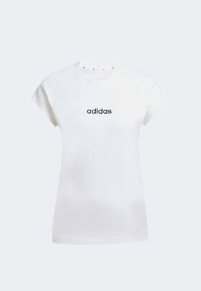 Camiseta Blanco-Negro adidas Sportswear W Lin Sj T