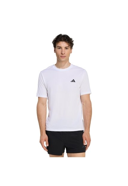 Camiseta Entrenamiento Blanca Adidas Workout Essentials Base Hombre