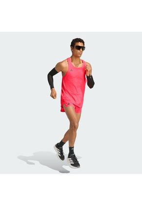 Camiseta Running Rosa Adidas Sin Mangas Adizero Essentials Hombre