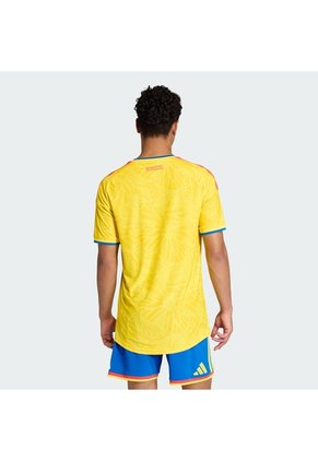 Camiseta Fútbol Amarilla Adidas Local Selección Colombia 26 Versión Jugador Hombre