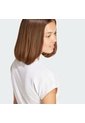Camiseta Blanca Adidas Essentials Linear Mujer de adidas Performance