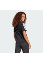 Camiseta Negra Adidas Essentials 3 Rayas Mujer de adidas Performance