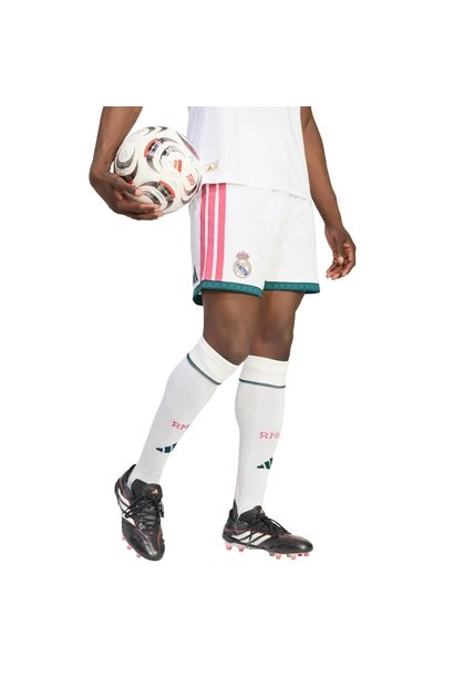 Shorts Fútbol Blanco Adidas Locales Real Madrid 26/27 Hombre