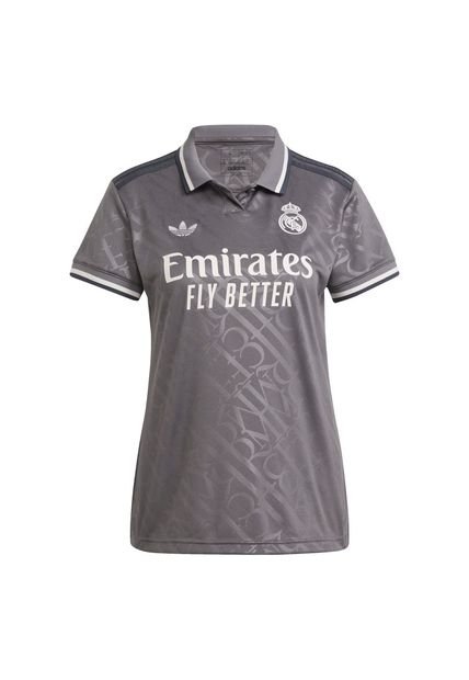 Adidas Performance Camiseta Adidas Mujer Tercera Equipacion Real Madrid 24/25 - Gris Camiseta