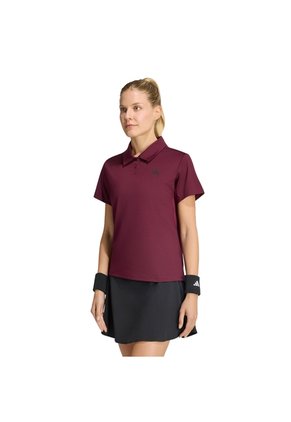 Camiseta Tenis Vinotinta Adidas Polo Climacool Mujer