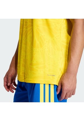 Camiseta Fútbol Amarilla Adidas Local Selección Colombia 26 Versión Jugador Hombre