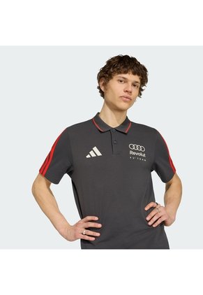 Camiseta Negra Adidas Polo DNA Audi Revolut F1 Team Hombre