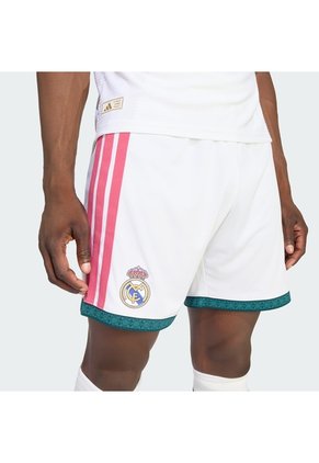 Shorts Fútbol Blanco Adidas Locales Real Madrid 26/27 Hombre