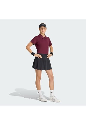 Camiseta Tenis Vinotinta Adidas Polo Climacool Mujer