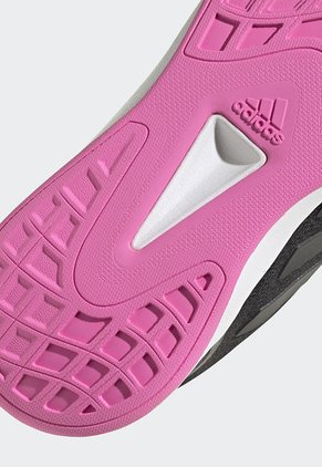 Tenis Running Negro-Blanco-Rosa adidas Performance QT Racer Sport