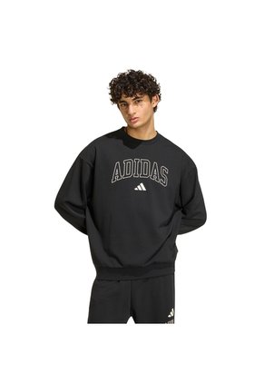 Sudadera Negra Adidas Seasonal Essentials Collegiate Hombre