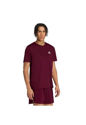 Camiseta Running Vinotinta Adidas Adi365 Essentials Hombre