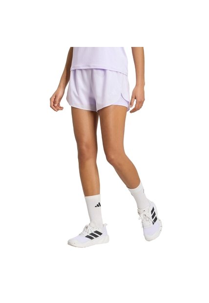 Shorts Entrenamiento Morado Adidas D4T Workout Go To 2 En 1 Mujer