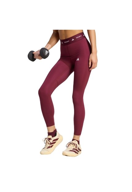 Licra Entrenamiento Vinotinta Adidas 7/8 Techfit Mujer